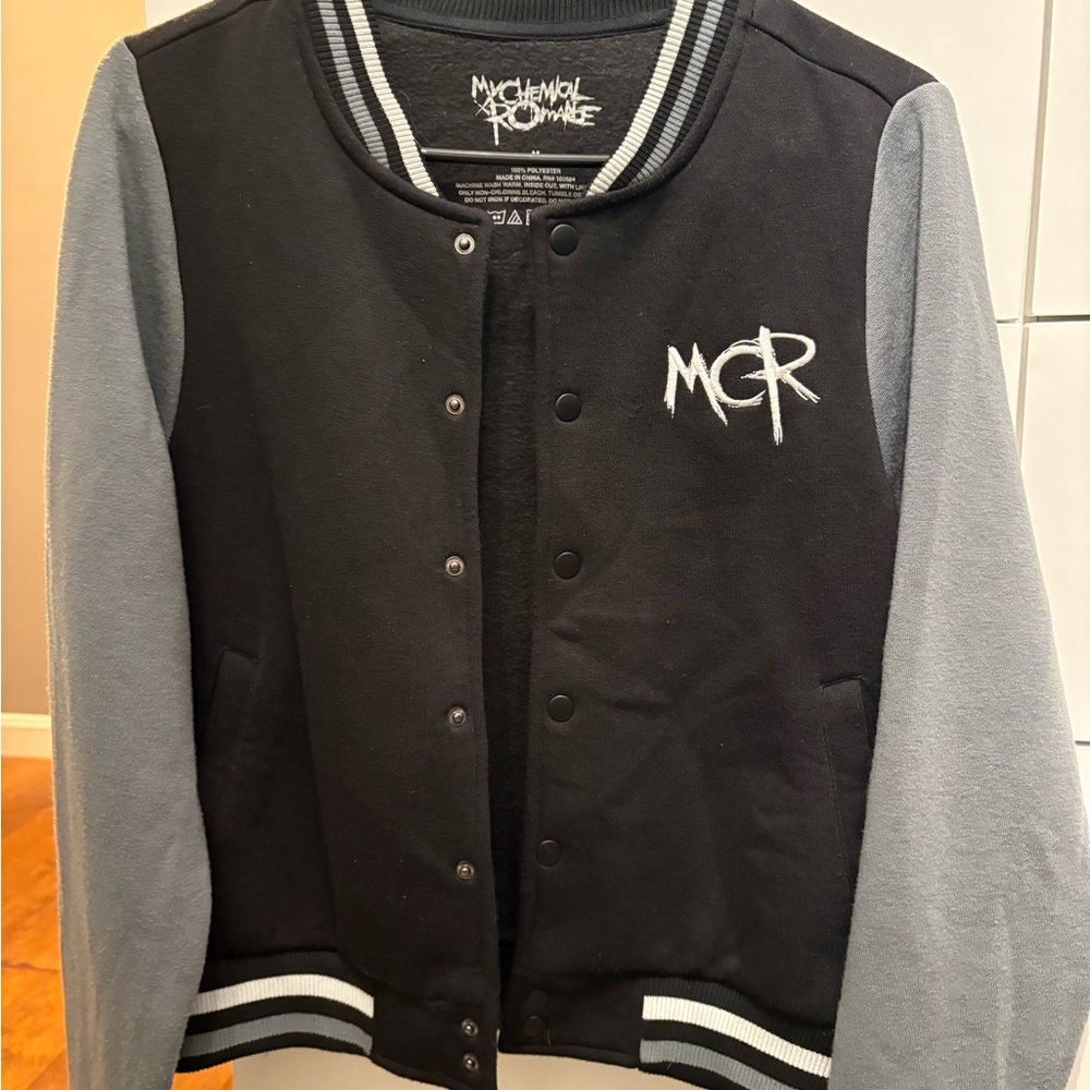 MCR Black and Gray Varsity Jacket